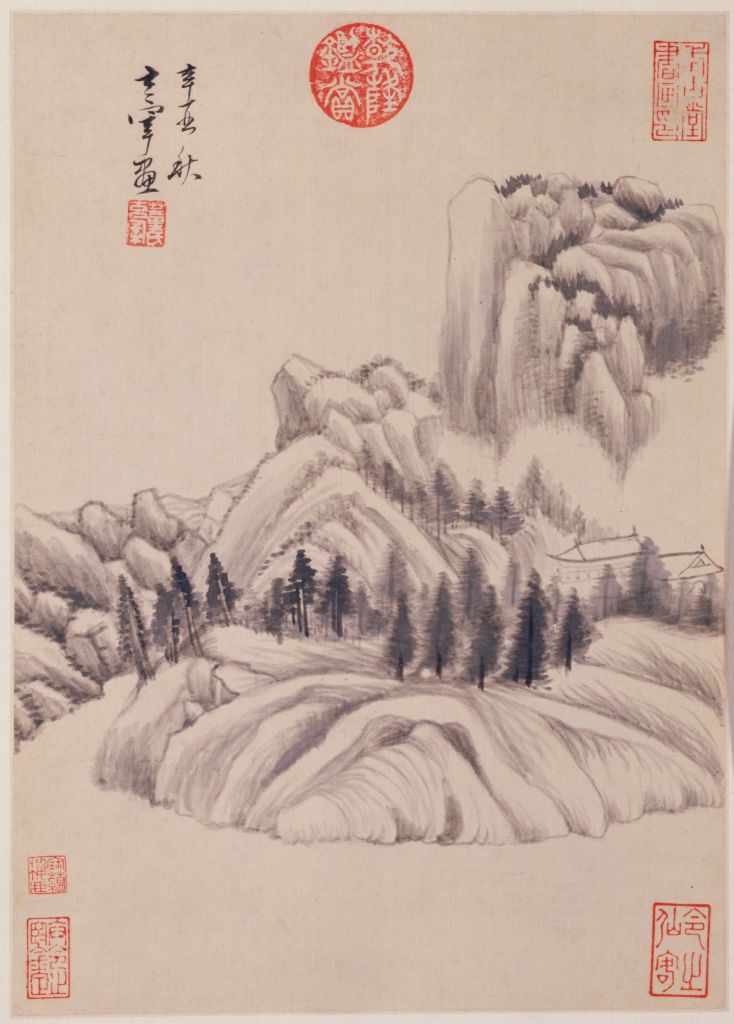 图片[7]-Dong Qichang Landscape Atlas-China Archive